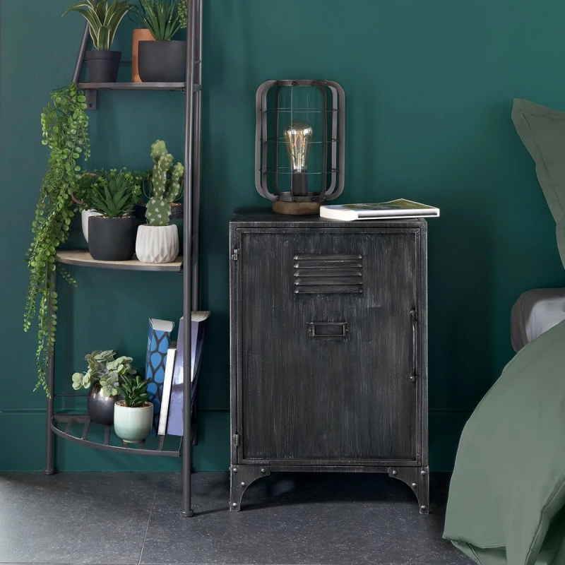 Chevet En Métal 1 Porte Sevin Atmosphera 4 Chevet En Métal 1 Porte Sevin Atmosphera – Image 2