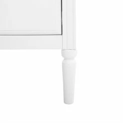 Chiffonnier Blanc 5 Tiroirs Solen Atmosphera -Demeyers Magasin chiffonnier blanc 5 tiroirs solen atmosphera 4