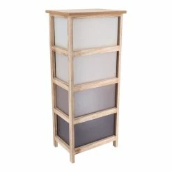 Chiffonnier Grand Modèle 4 Tiroirs Dégradé Taupe -Demeyers Magasin chiffonnier grand modele 4 tiroirs degrade taupe 2