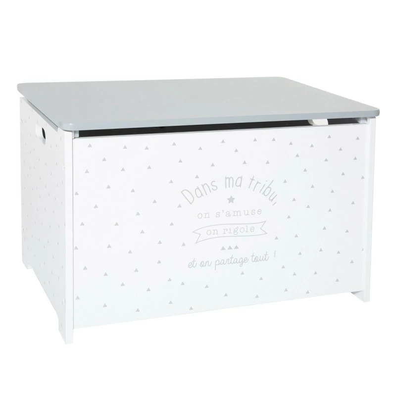 Coffre à Jouets Ma Tribu Gris Atmosphera 3 Coffre à Jouets Ma Tribu Gris Atmosphera