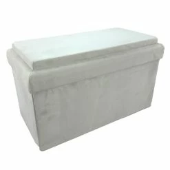 Coffre Blanc Pliable Gris Compatible Briques -Demeyers Magasin coffre blanc pliable gris compatible briques 1 4