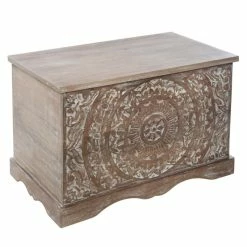 Coffre Chambre Shirel En Bois Blanchi Atmosphera