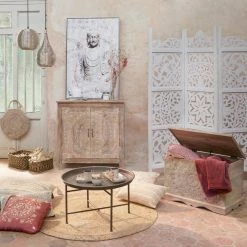 Coffre Chambre Shirel En Bois Blanchi Atmosphera -Demeyers Magasin coffre chambre shirel en bois blanchi atmosphera 3