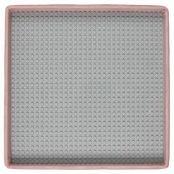 Coffre Pouf Pliable Rose Compatible Briques -Demeyers Magasin coffre pouf pliable rose compatible briques 1 7