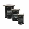 Coffres Bidons Noir Industriel - Lot De 3 - Atmosphera -Demeyers Magasin coffres bidons noir industriel lot de 3 atmosphera
