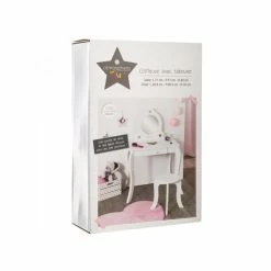 Coiffeuse Avec Tabouret Enfant Blanc Atmosphera 14 Coiffeuse Avec Tabouret Enfant Blanc Atmosphera -Demeyers Magasin coiffeuse avec tabouret pour enfant blanche 5