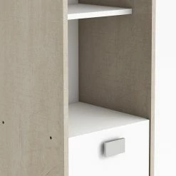 Demeyere Colonne 2 Portes HONOLULU Blanc/chêne Champagne 11 Demeyere Colonne 2 Portes HONOLULU Blanc/chêne Champagne -Demeyers Magasin colonne 2 portes honolulu blanc chene champagne 4