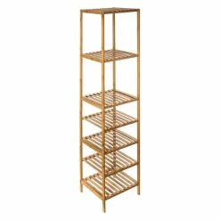 Colonne 7 Niveaux Salle Bain Varia Naturel Bambou -Demeyers Magasin colonne 7 niveaux salle bain varia naturel bambou 2
