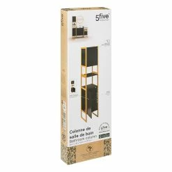 Colonne De Salle De Bain Noir Natureo 5Five -Demeyers Magasin colonne de salle de bain noir natureo 5five 3