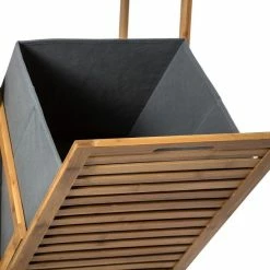 Colonne Salle Bain Varia Naturel Panier Linge Bambou -Demeyers Magasin colonne salle bain varia naturel panier linge bambou 2