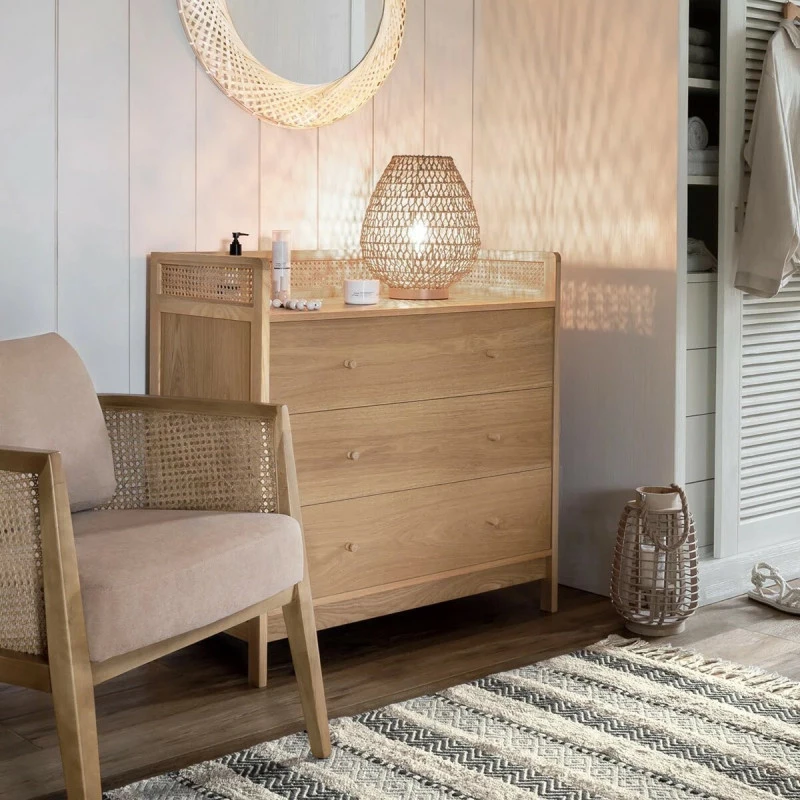 Commode 3 Tiroirs Cannage Arty Atmosphera 6 Commode 3 Tiroirs Cannage Arty Atmosphera – Image 4