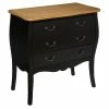 Commode 3 Tiroirs Chrysa Noire Atmosphera -Demeyers Magasin commode 3 tiroirs chrysa noire atmosphera