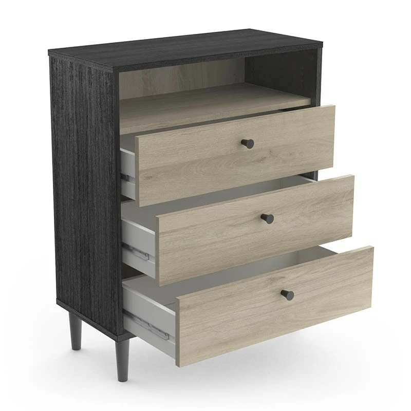 Demeyere Commode 3 Tiroirs Industriel Arty 6 Demeyere Commode 3 Tiroirs Industriel Arty – Image 4