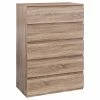Commode 5 Tiroirs Dolo Naturel 5Five -Demeyers Magasin commode 5 tiroirs dolo naturel 5five