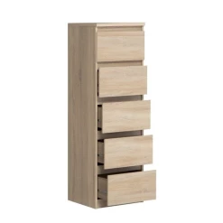 Commode 5 Tiroirs étroite Chelsea Sonoma 5 Commode 5 Tiroirs étroite Chelsea Sonoma -Demeyers Magasin commode 5 tiroirs etroite chelsea sonoma 1