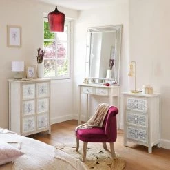 Commode Bois 3 Tiroirs Hina Atmosphera -Demeyers Magasin commode bois 3 tiroirs hina atmosphera 1