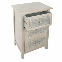 Commode Bois 3 Tiroirs Hina Atmosphera -Demeyers Magasin commode bois 3 tiroirs hina atmosphera 4