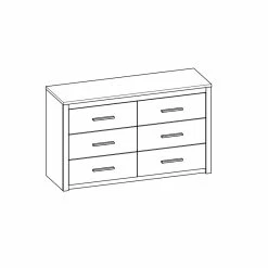 Demeyere Commode Kansas 6 Tiroirs 8 Demeyere Commode Kansas 6 Tiroirs -Demeyers Magasin commode colorado 6 tiroirs 2