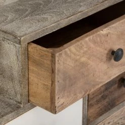 Commode Koval Uni 8 Tiroirs Bois Massif Atmosphera -Demeyers Magasin commode koval uni 8 tiroirs bois massif atmosphera 2