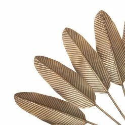 Déco Murale Métal 112x74 Feuilles Dorées Atmosphera 7 Déco Murale Métal 112x74 Feuilles Dorées Atmosphera -Demeyers Magasin deco murale metal 112x74 feuilles dorees atmosphera 2