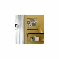 Déco Murale Métal Fleurs 50x50 Atmosphera 7 Déco Murale Métal Fleurs 50x50 Atmosphera -Demeyers Magasin deco murale metal fleurs 50x50 atmosphera 2
