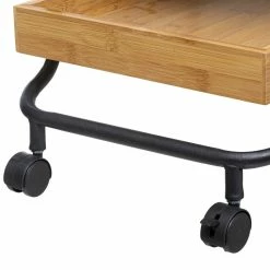 Desserte 3 Niveaux Bambou Et Métal 5Five -Demeyers Magasin desserte 3 niveaux bambou et metal 5five 2