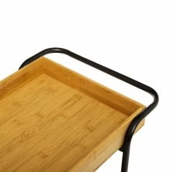 Desserte 3 Niveaux Bambou Et Métal 5Five -Demeyers Magasin desserte 3 niveaux bambou et metal 5five 3