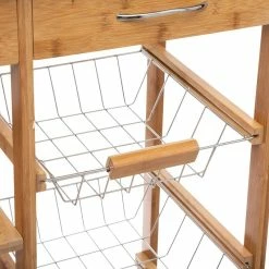 Desserte Bambou 6 Tiroirs Roulettes 76 Cm 5five 11 Desserte Bambou 6 Tiroirs Roulettes 76 Cm 5five -Demeyers Magasin desserte bambou 6 tiroirs roulettes 76 cm 5five 4