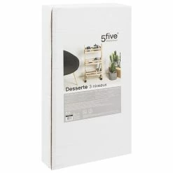 Desserte Bois 3 Cagettes 5Five -Demeyers Magasin desserte bois 3 cagettes 5five 1