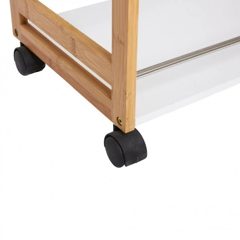 Desserte De Cuisine Bambou Blanc 5 Desserte De Cuisine Bambou Blanc – Image 3