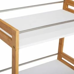 Desserte De Cuisine Bambou Blanc 9 Desserte De Cuisine Bambou Blanc -Demeyers Magasin desserte de cuisine bambou 3