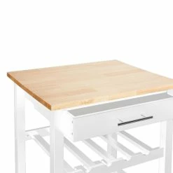 Desserte De Cuisine Blanche Modèle CLAUDE PM Atmosphera -Demeyers Magasin desserte de cuisine blanche modele claude pm atmosphera 1