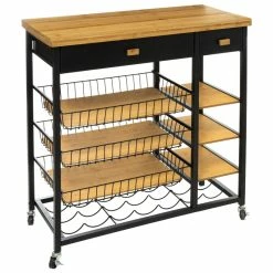 Desserte En Bambou Et Métal Nera 5five