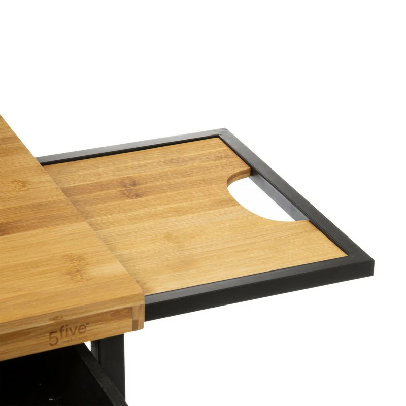 Desserte En Bambou Et Métal Nera 5five 6 Desserte En Bambou Et Métal Nera 5five – Image 4