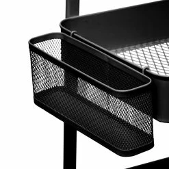 Desserte Métal Noir Roulettes 52 Cm 5five -Demeyers Magasin desserte metal noir roulettes 52 cm 5five 2