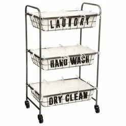 Desserte Métal Sur Roulettes Salle Bain Walton