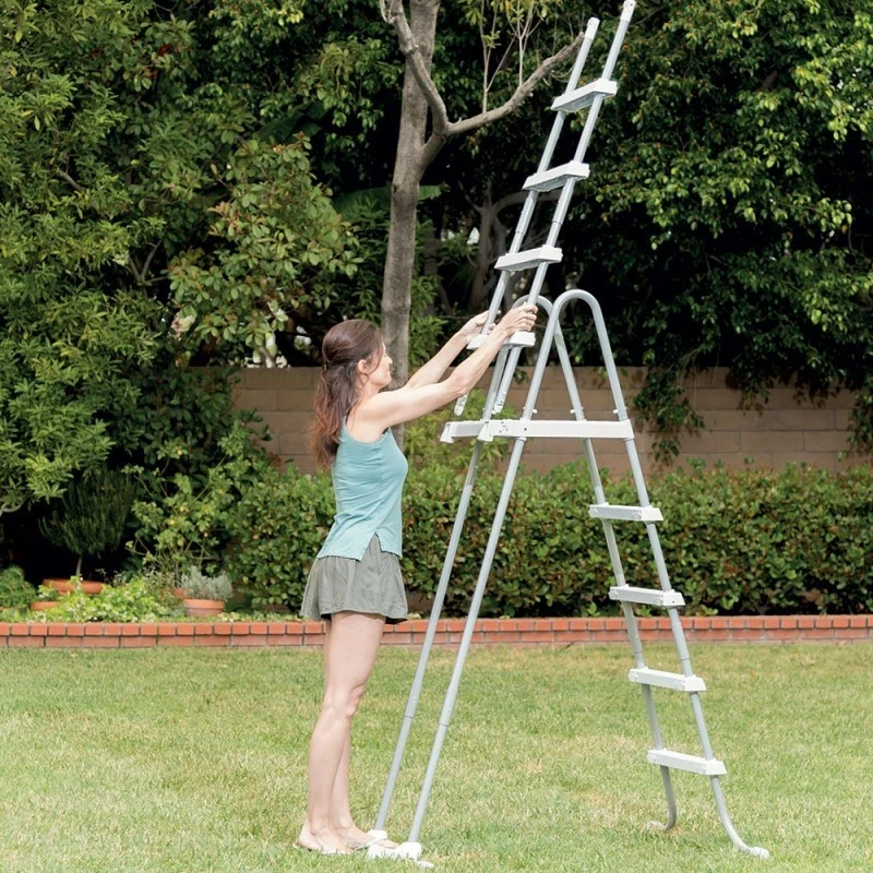 Echelle De Sécurité 1,22 M Avec Plateforme Intex 4 Echelle De Sécurité 1,22 M Avec Plateforme Intex – Image 2