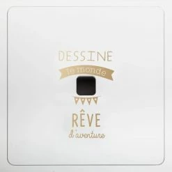 Ensemble Table + 2 Tabourets Enfant Blanc Doré Dream Atmosphera -Demeyers Magasin ensemble table 2 tabourets enfant blanc dore dream atmosphera 4