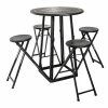 Ensemble Table Haute Et 4 Tabourets Ext Atmosphera -Demeyers Magasin ensemble table haute et 4 tabourets ext atmosphera