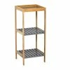 Etagère 3 Niveaux Carrés Noumea Bambou Gris -Demeyers Magasin etagere 3 niveaux carres noumea bambou gris
