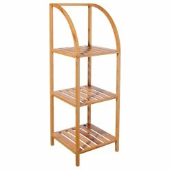 Étagère Arquée Bambou 3 Niveaux
