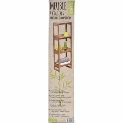 Étagère Bambou 4 Niveaux -Demeyers Magasin etagere bambou 4 niveaux 3