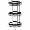 Etagère D'angle 3 Niveaux Métal Noir Mayaj 5Five -Demeyers Magasin etagere d angle 3 niveaux metal noir mayaj 5five