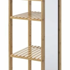 Etagère Miroir 3+2 Cases Mix Bambou 5Five -Demeyers Magasin etagere miroir 32 cases mix bambou 5five 1
