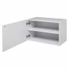 Etagère Murale 2 Niveaux + Porte 57x30 Blanc Fixup 5Five -Demeyers Magasin etagere murale 2 niveaux porte 57x30 blanc fixup 5five
