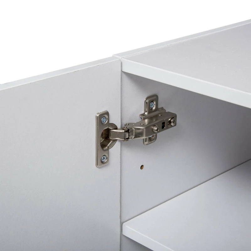 Etagère Murale 2 Niveaux + Porte 57x30 Blanc Fixup 5Five 7 Etagère Murale 2 Niveaux + Porte 57x30 Blanc Fixup 5Five – Image 5