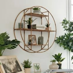 Etagère Murale Ronde D77 Asco Atmosphera -Demeyers Magasin etagere murale ronde d79 asco atmosphera 2