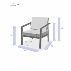 Fauteuil 1 Place Pavane Graphite Hespéride -Demeyers Magasin fauteuil 1 place pavane graphite hesperide 5