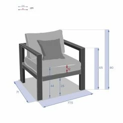 Fauteuil De Jardin Evasion Tonka Hespéride -Demeyers Magasin fauteuil de jardin evasion tonka hesperide 4