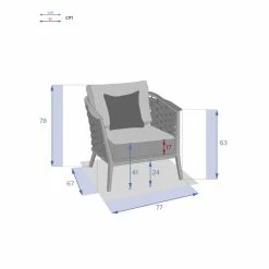 Fauteuil De Salon Extérieur 1 Place Embruns Hespéride -Demeyers Magasin fauteuil de salon exterieur 1 place embruns hesperide 3